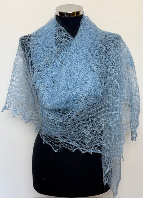 Downy shawl ( Palantine ) #16, 160x90 cm