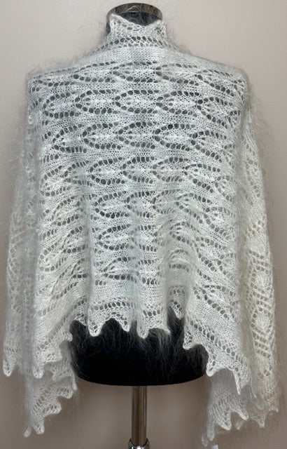 Uryupinsk downy shawl ( Palantine ) # SW-19, 140x50 cm