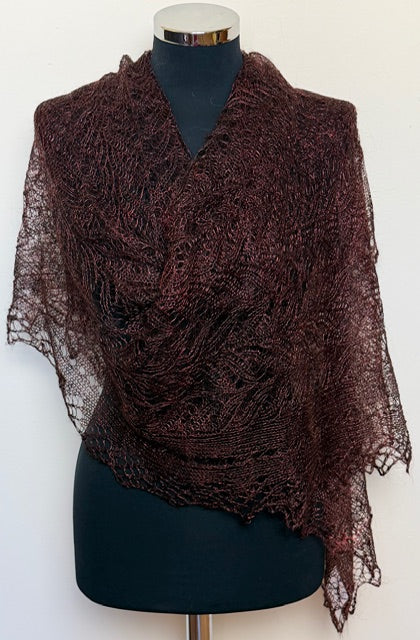 Downy shawl ( Palantine ) #25, 180x70 cm