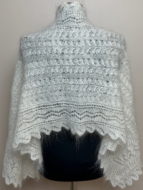 Uryupinsk downy shawl ( Palantine ) # SW-9, 130x50 cm