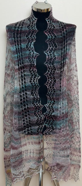 Downy shawl ( Palantine ) #170, 200x80 cm