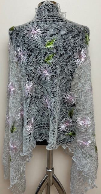 Downy shawl ( Palantine ) #207, 170x70 cm