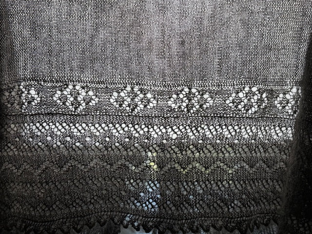 Orenburg shawl PGO-2, 150x150 cm