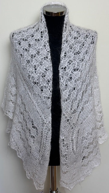 Downy shawl #PCN-116, 120x120 cm