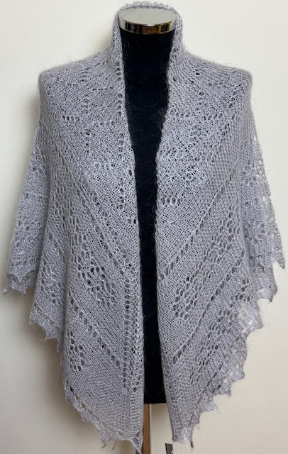 Downy shawl #PCN-121, 120x120 cm
