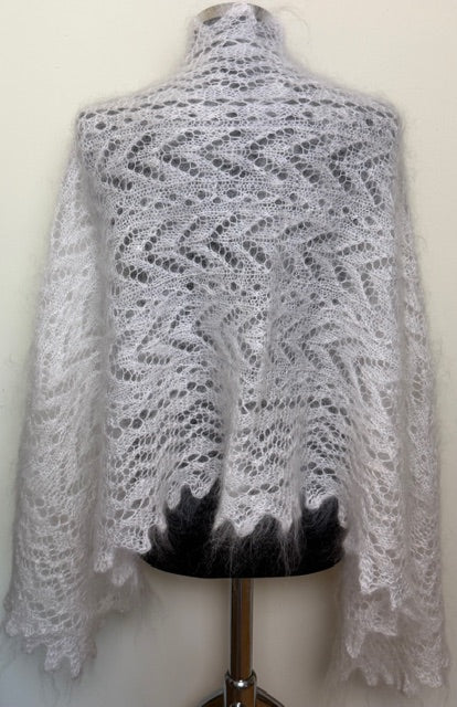 Uryupinsk downy shawl ( Palantine ) # SW-29, 160x50 cm