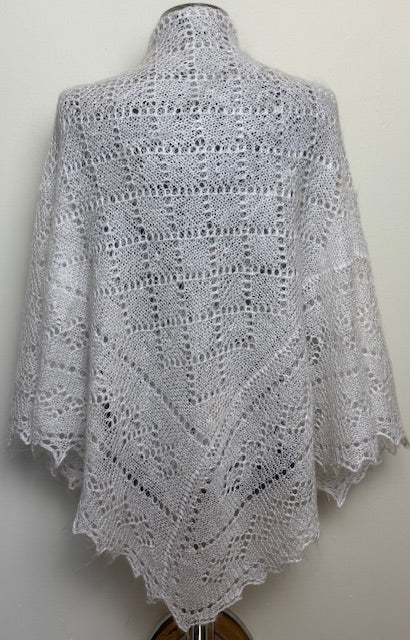 Downy shawl #PCN-139, 120x120 cm