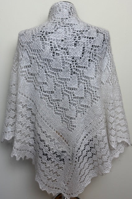 Downy shawl #PCN-134, 120x120 cm