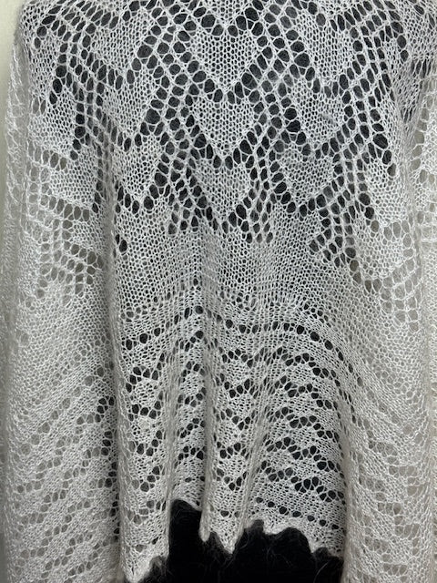 Downy shawl #PCN-134, 120x120 cm