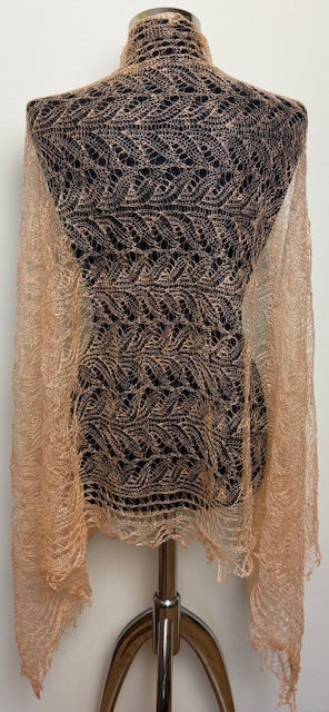 Downy shawl ( Palantine ) #73, 160x70 cm