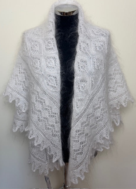 Uryupinsk dūnu šalle #PW-46, 120x120 cm.