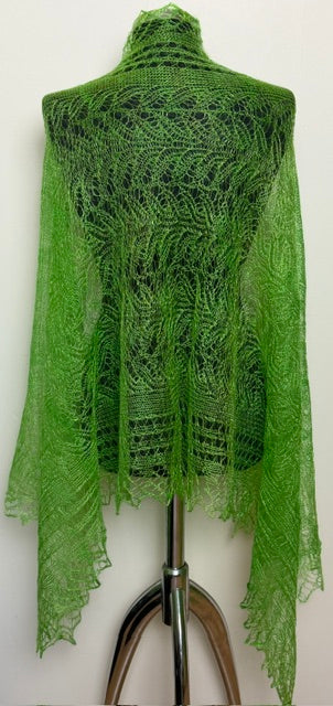 Downy shawl ( Palantine ) #38, 180x80 cm
