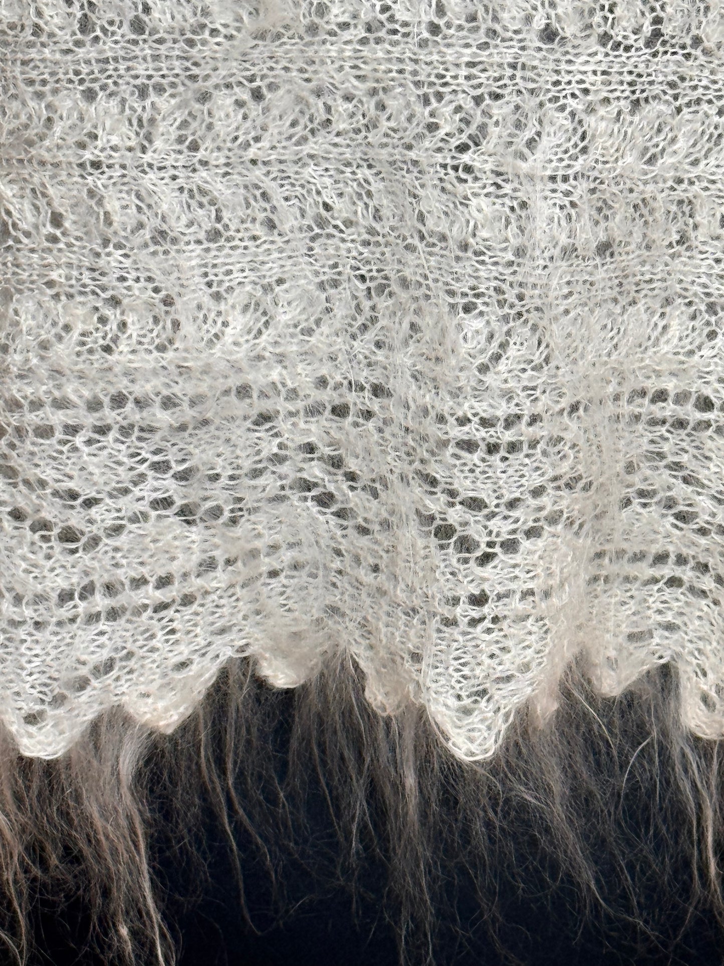 Uryupinsk downy shawl ( Palantine ) # SW-7, 130x50 cm