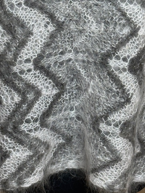 Uryupinsk downy shawl ( Palantine ) # SM-12, 150x60 cm