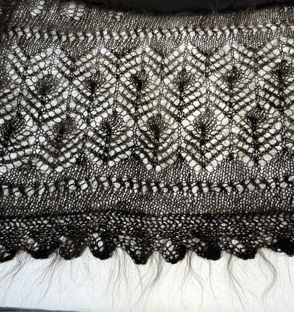 Uryupinsk downy shawl ( Palantine ) # SG-16, 140x60 cm