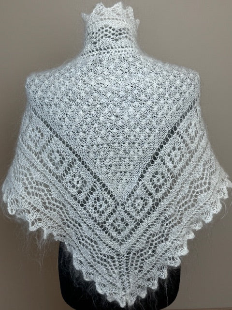 Uryupinsk downy neckerchief # KW-4, 80x120x80 cm.