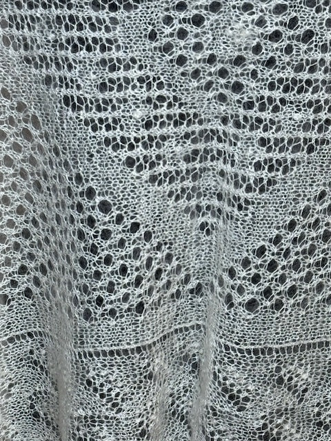 Orenburg shawl-palantine SWO-4, 140x70 cm