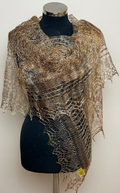 Downy shawl ( Palantine ) #196, 180x80 cm
