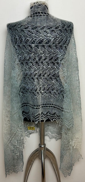 Downy shawl ( Palantine ) #117, 180x80 cm