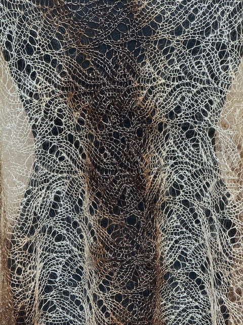 Пуховый платок (палантин) # 107, 180x80 cm