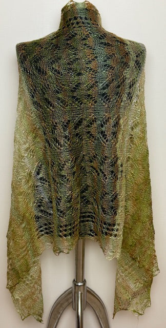 Downy shawl ( Palantine ) #118, 180x80 cm