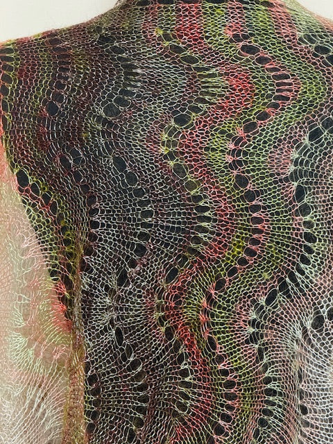 Downy shawl ( Palantine ) #119, 200x80 cm