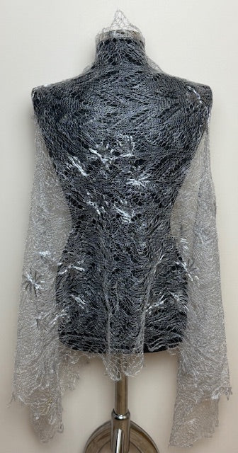 Downy shawl ( Palantine ) #128, 160x80 cm