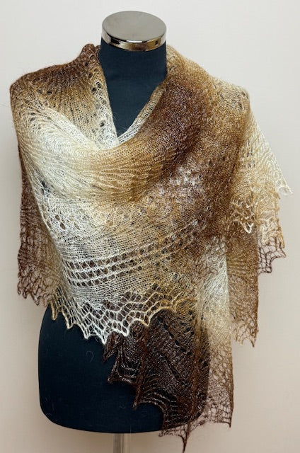 Downy shawl ( Palantine ) #182, 200x80 cm