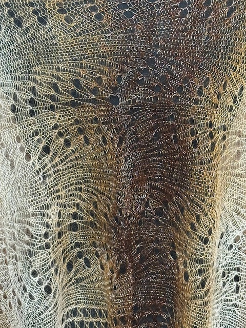 Downy shawl ( Palantine ) #182, 200x80 cm