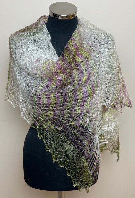 Downy shawl ( Palantine ) #160, 200x70 cm