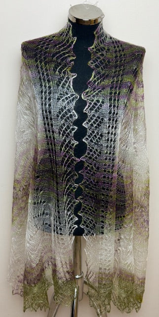 Downy shawl ( Palantine ) #160, 200x70 cm