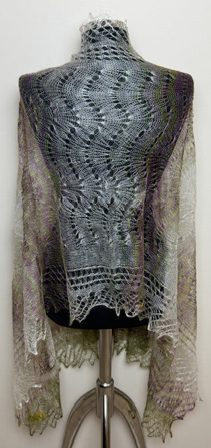 Downy shawl ( Palantine ) #160, 200x70 cm