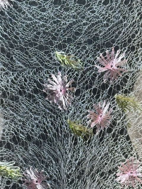 Downy shawl ( Palantine ) #126, 160x80 cm