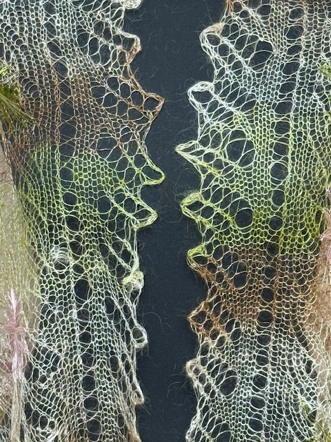 Downy shawl ( Palantine ) #144, 180x90 см
