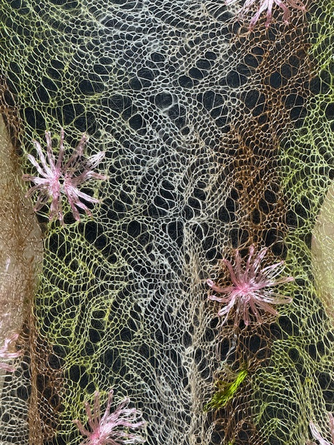 Downy shawl ( Palantine ) #144, 180x90 см