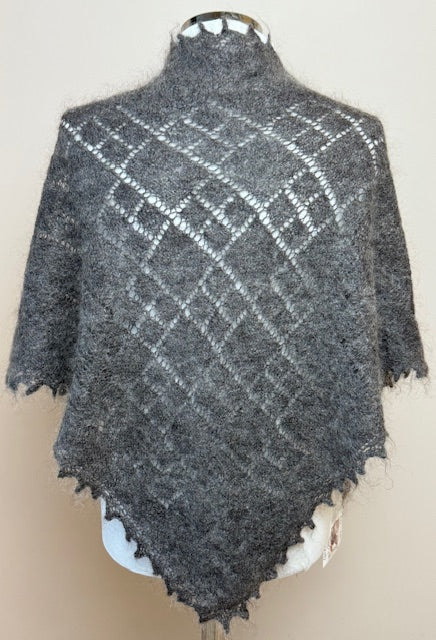 Orenburg downy neckerchief KEG-189, 100x160x100 cm.