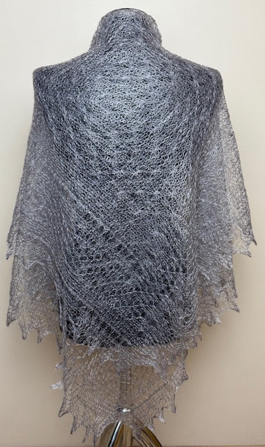 Dūnu šalle #PCN-58, 120x120 cm