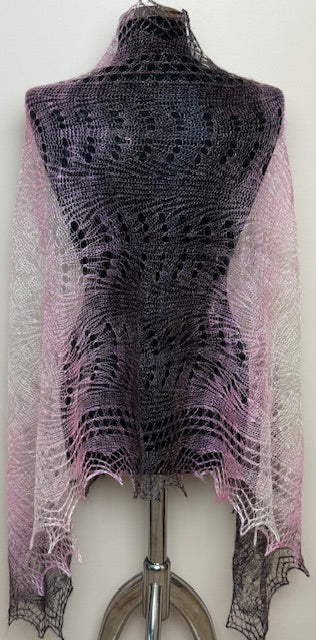 Downy shawl ( Palantine ) #103, 160x80 cm