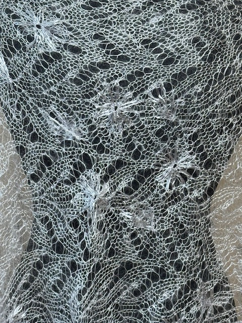 Downy shawl ( Palantine ) #129, 200x80 cm