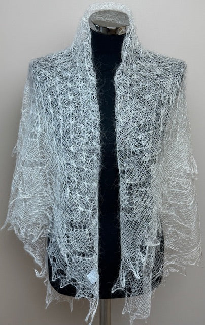 Downy shawl #PCN-47, 120x120 cm