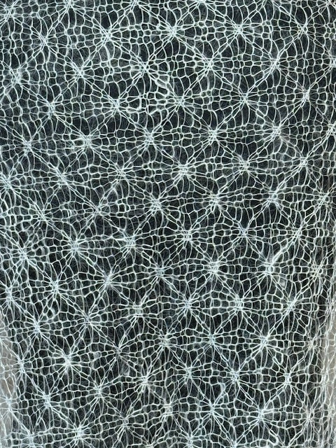 Downy shawl #PCN-47, 120x120 cm