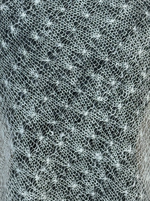 Downy shawl #PCN-37, 120x120 cm
