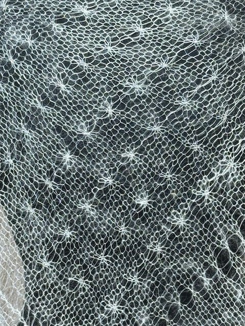 Downy shawl #PCN-34, 120x120 cm
