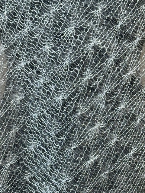 Downy shawl #PCN-64, 120x120 cm