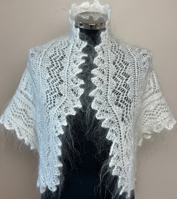 Uryupinsk downy neckerchief # KW-46, 80x140x80 cm.