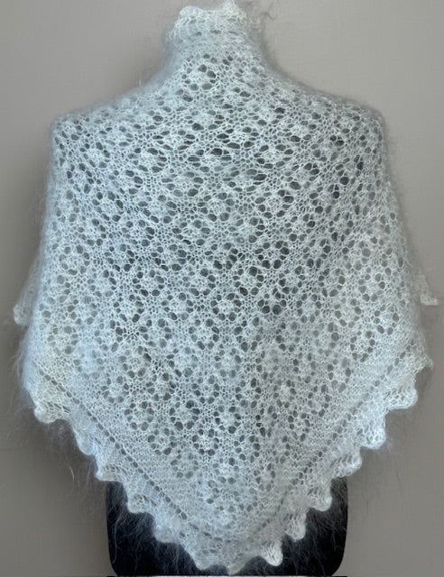 Uryupinsk downy neckerchief # KW-38, 90x140x90 cm