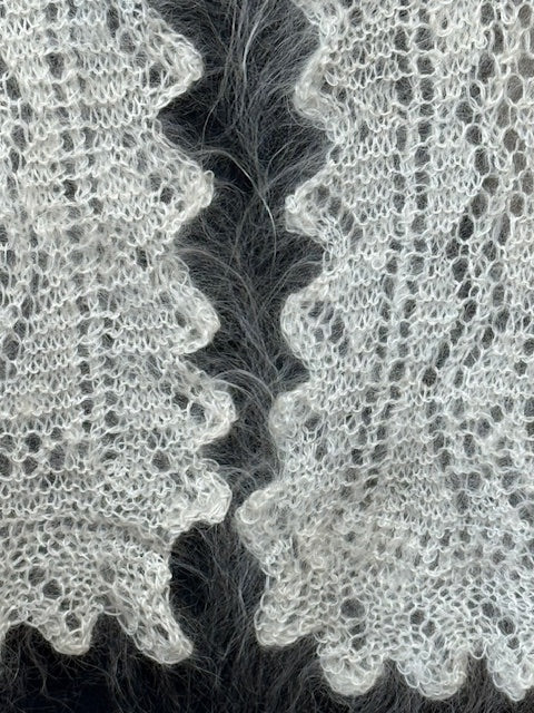 Uryupinsk downy shawl ( Palantine ) # SW-9, 130x50 cm