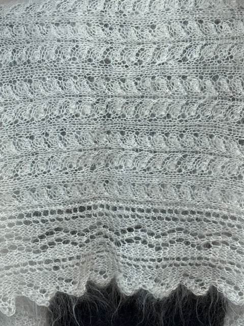 Uryupinsk downy shawl ( Palantine ) # SW-9, 130x50 cm