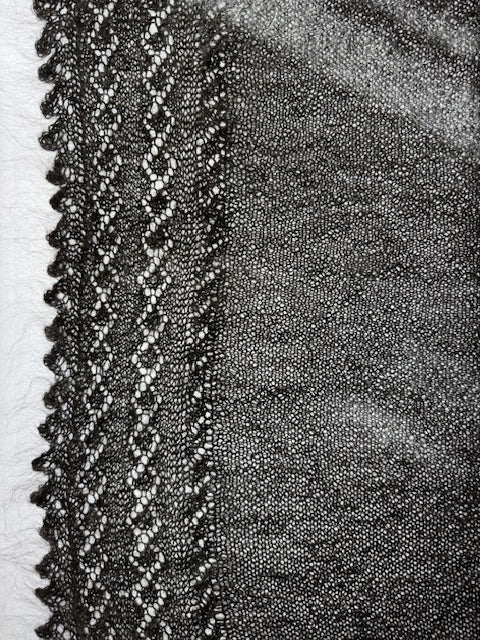 Orenburg shawl PGO-7, 150x130 cm