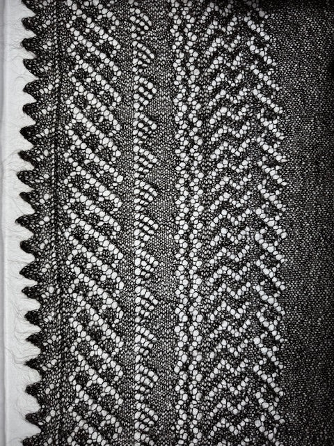 Orenburg shawl PGO-3, 140x140 cm
